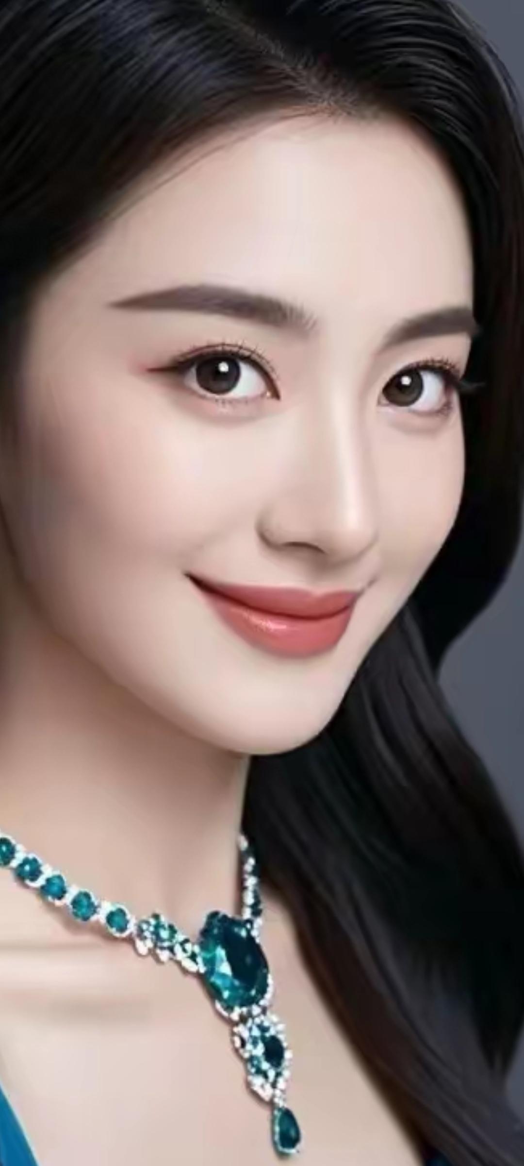 碧玉生辉，笑靥如花。