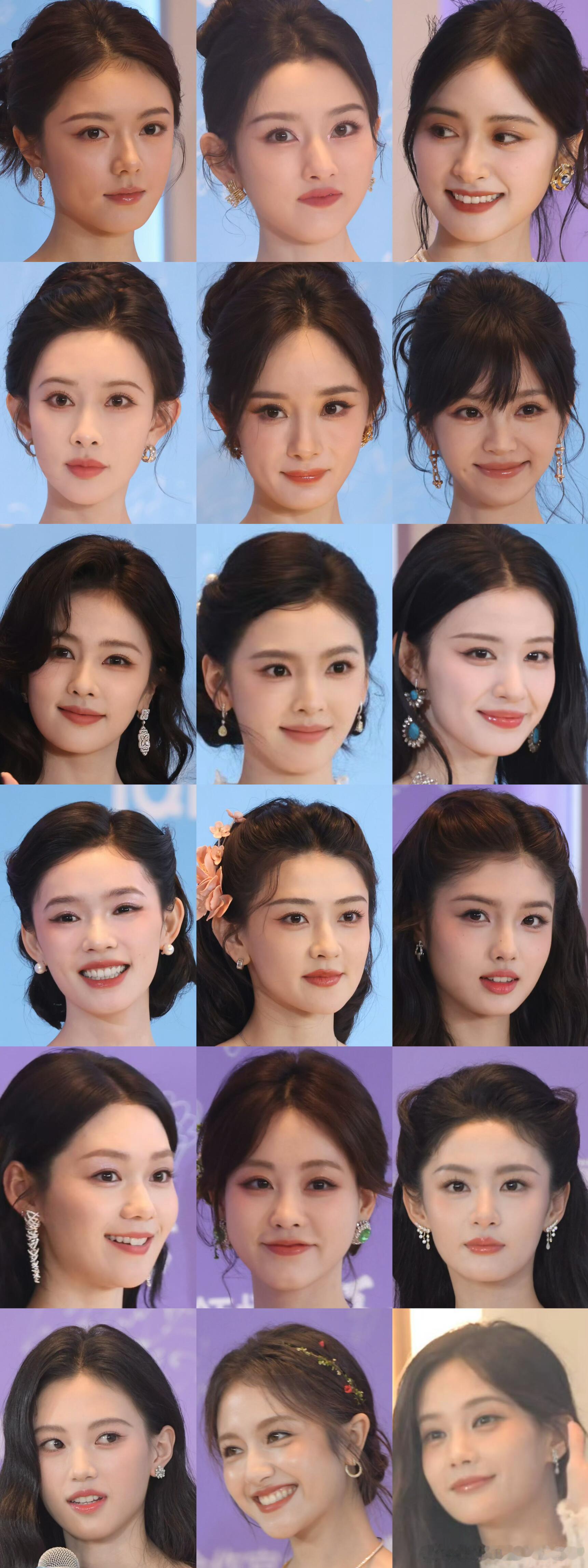 尖叫之夜红毯女明星怼脸生图杨幂、白鹿、田曦薇、宋祖儿、孟子义、李一桐、赵今麦、王