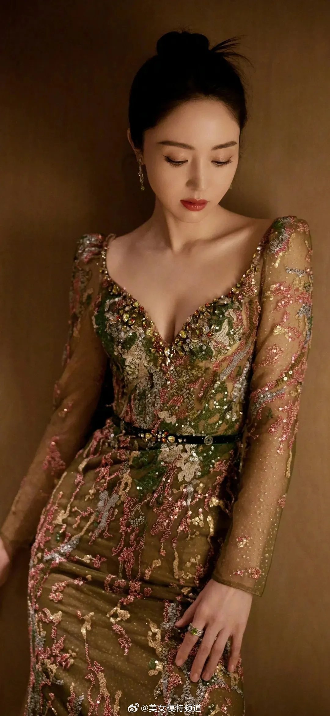 董璇优雅纱裙穿搭精选​​​