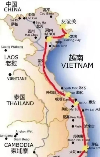 越南是铁了心想要中国高铁技术，正忙着做宣传，明确提出要和中国“车同轨”，但是技术