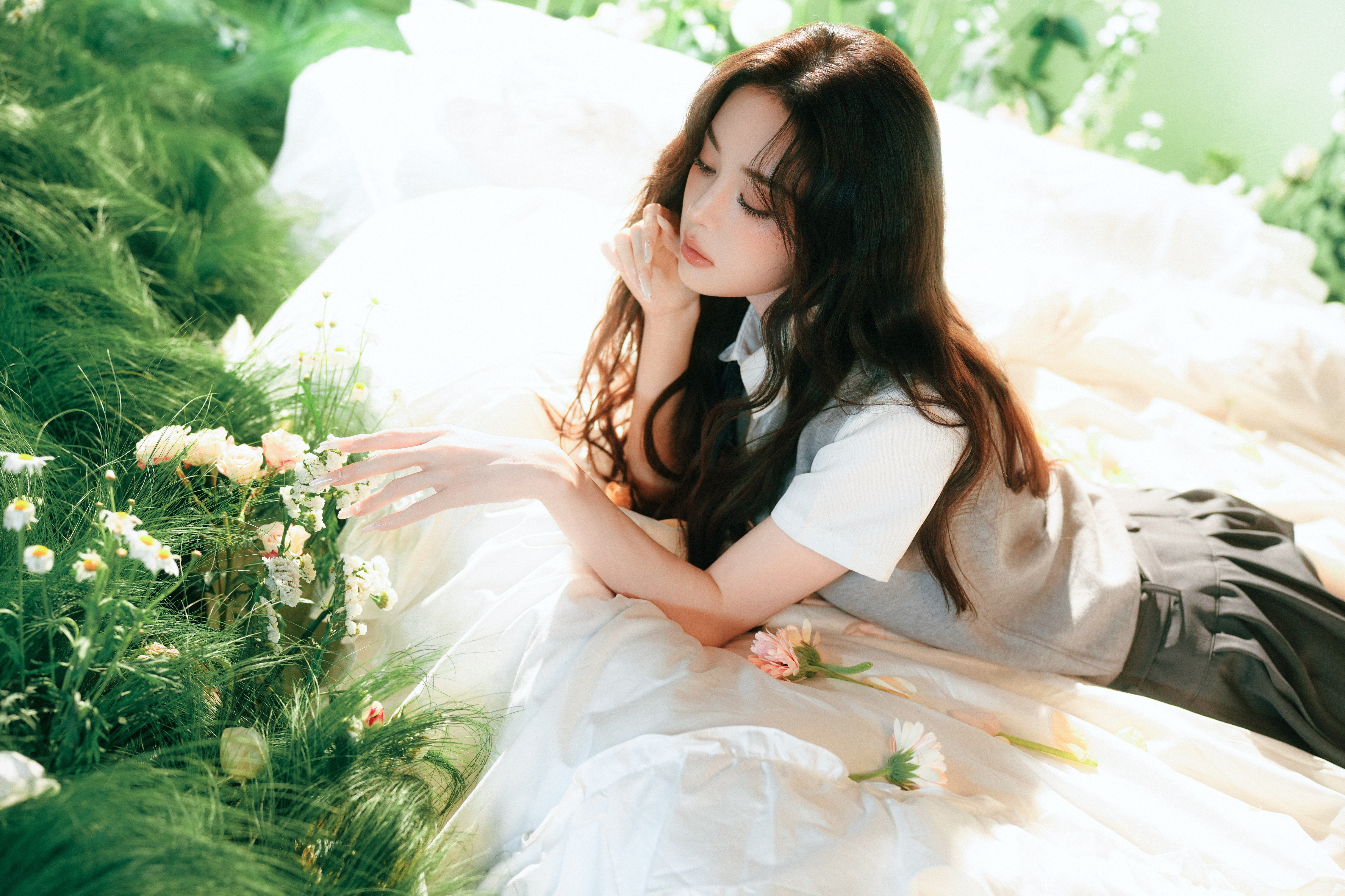 古力娜扎学院风JK学妹