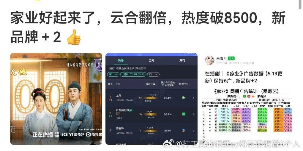 古装大剧翻倍日播1600不到2000也好意思说