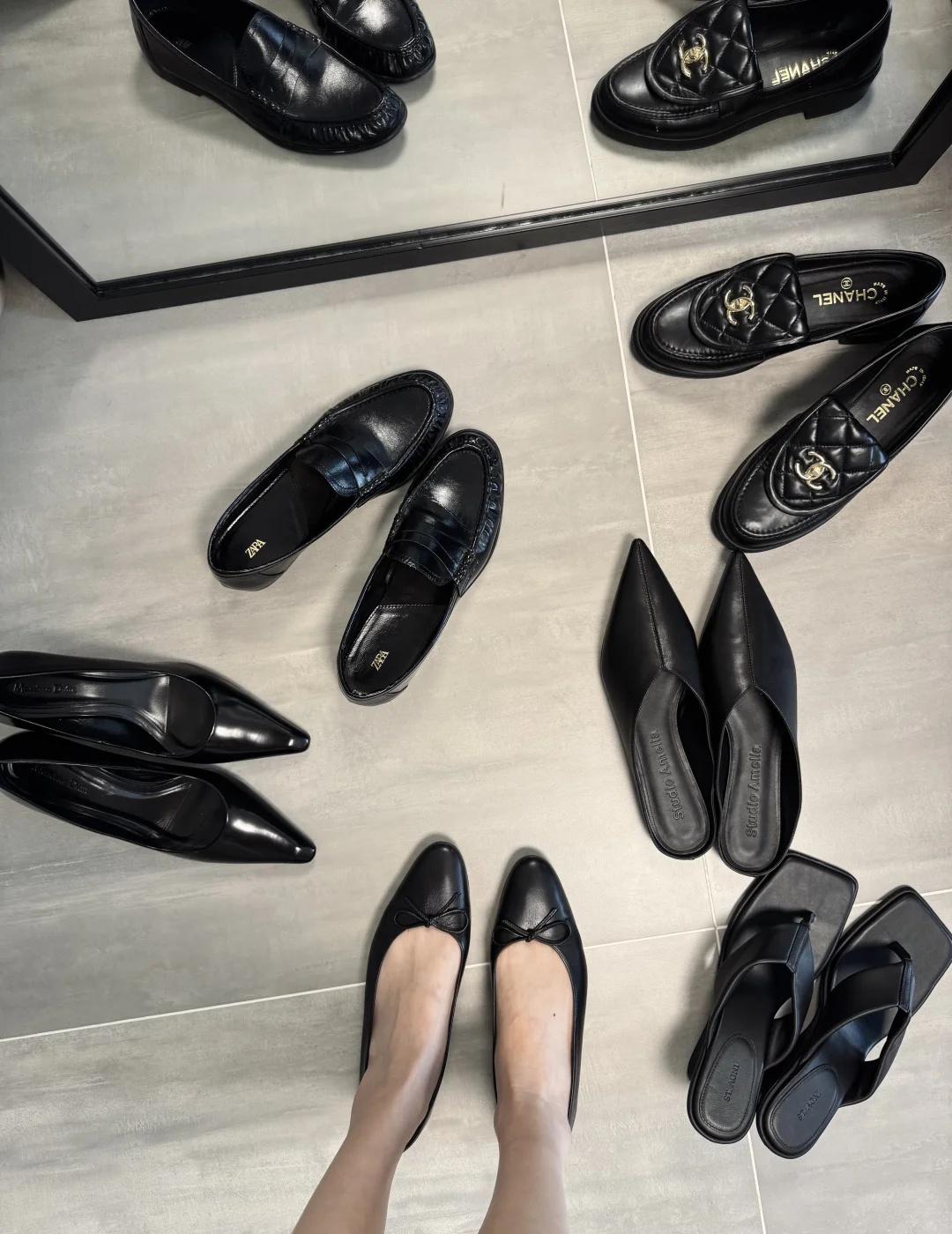 Shoescollection鞋子分享分享一下近期爱用鞋全部黑色长