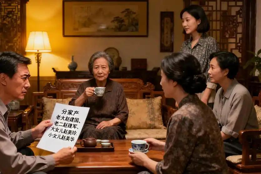 亲爹立下遗嘱，把千万家产全留给原配独生女。结果人刚走，一个未成年私生子，硬生生