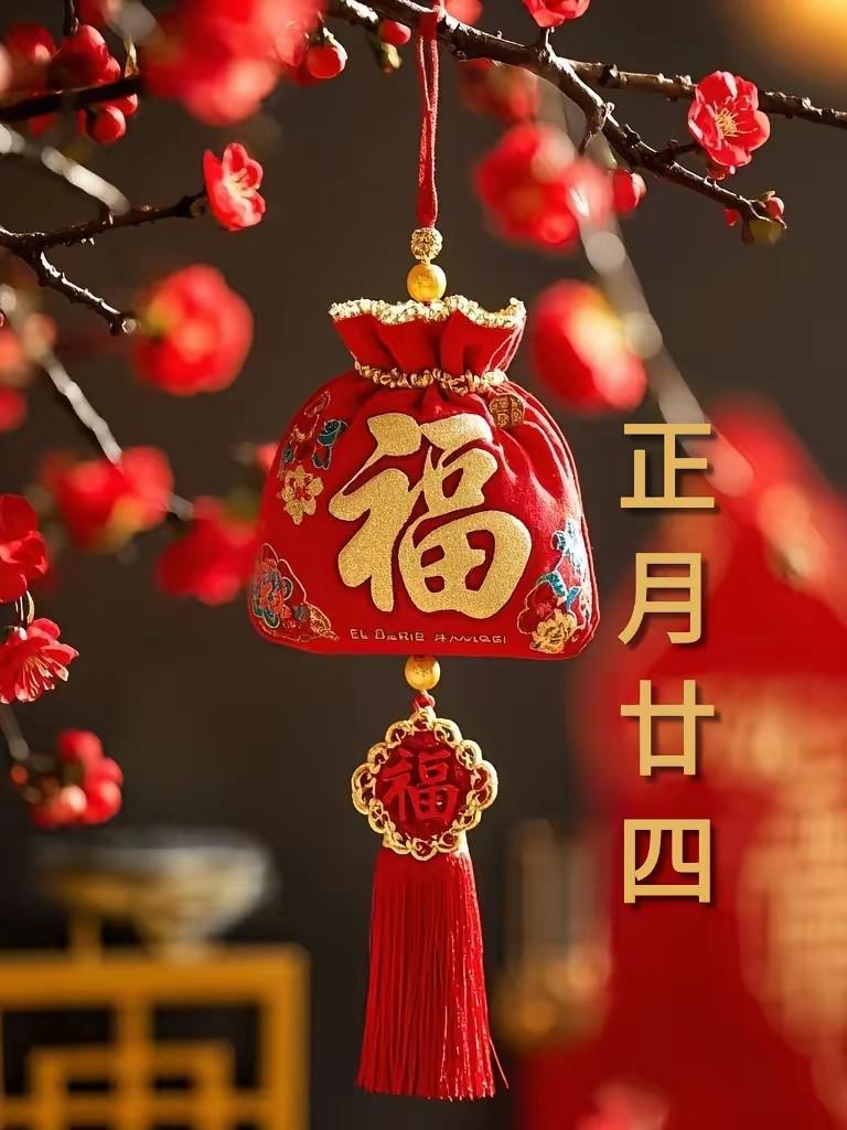 正月二十四愿我们诸事顺遂、幸福安康、越来越好！[玫瑰][锦鲤到