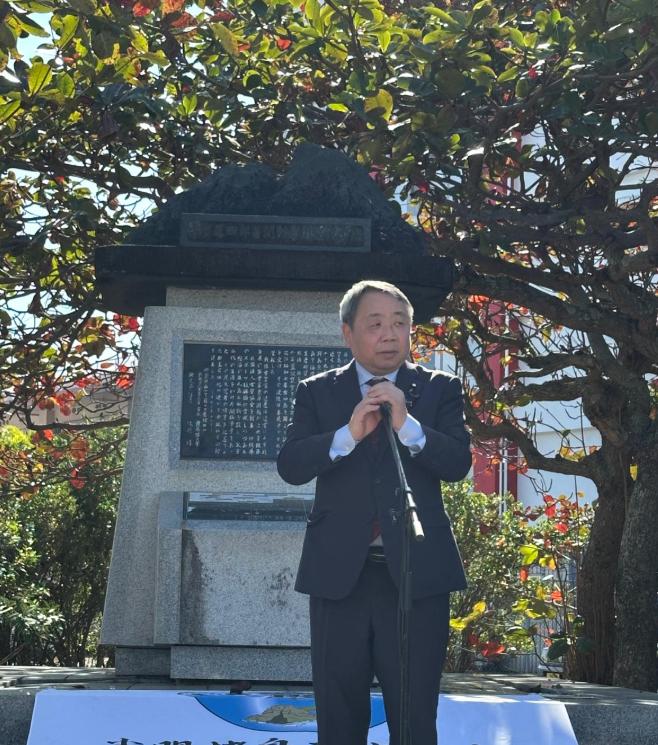 被中方严厉制裁的日本参议员石平，2026年1月14日，居然跑到石垣岛跳梁小丑般作