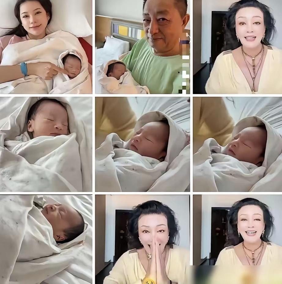 汪家添丁那天，张兰直播间的欢呼声差点掀了屋顶。镜头里她举着宝宝的小袜子，喊“天赐