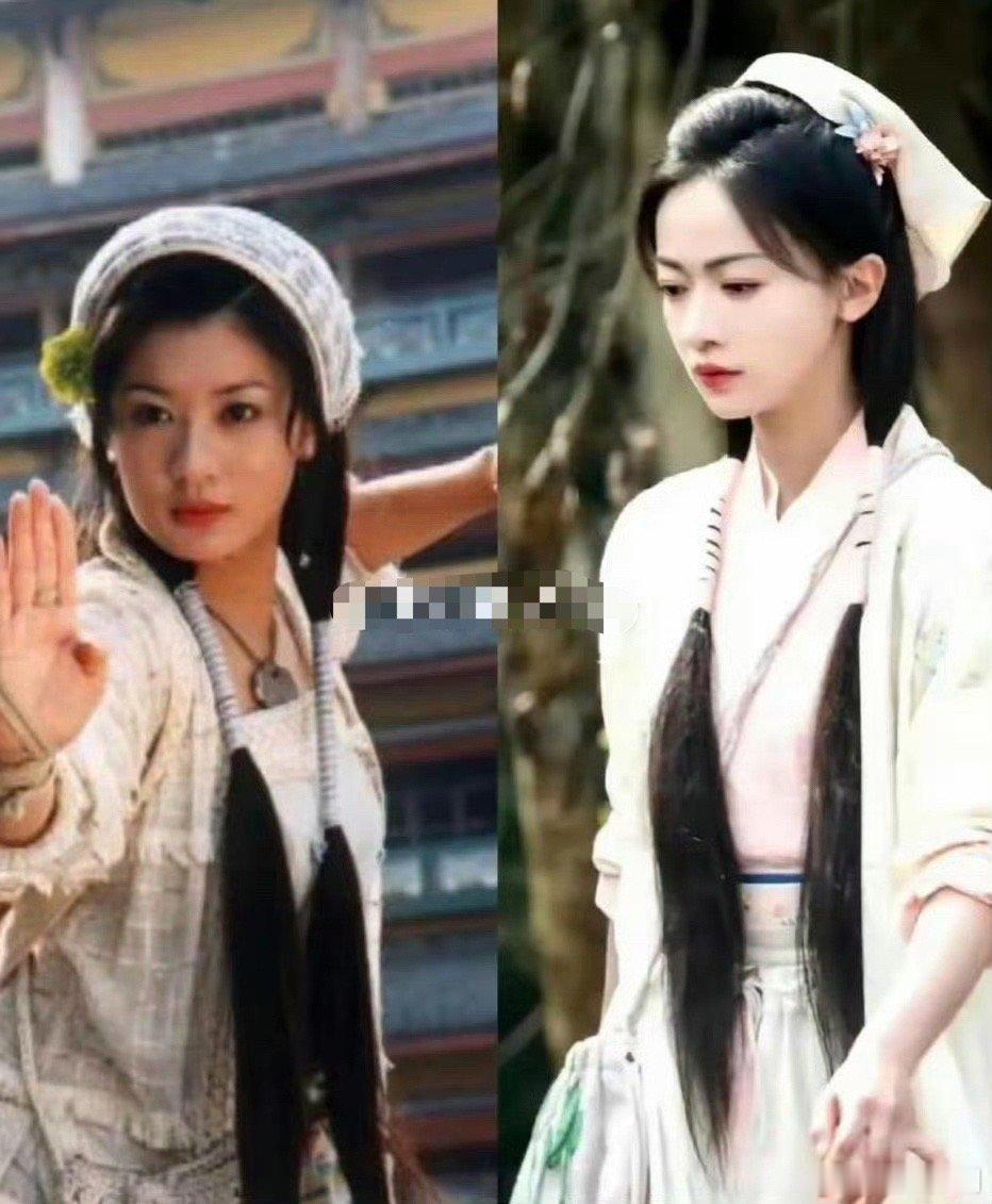 时尚是个轮回吗？两代女星同样的妆造，你喜欢哪一个？