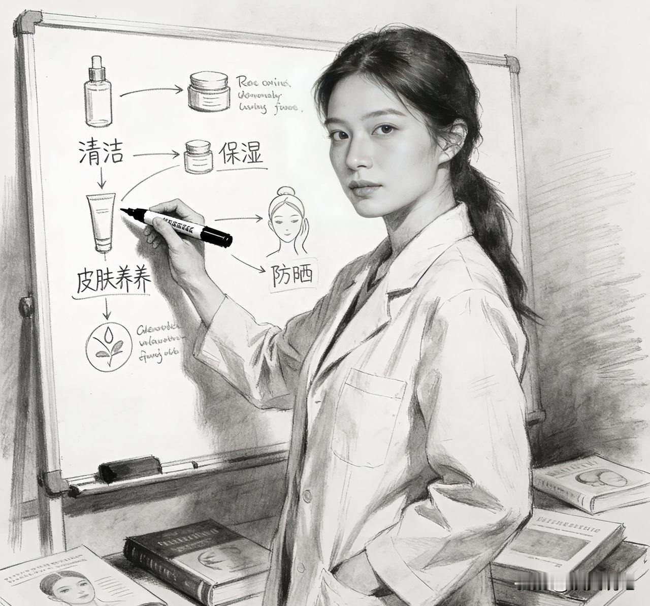 一位皮肤科医生说：“只要不暴晒、不滥用药，别熬夜、别乱挤痘，别焦虑、别瞎护肤，就