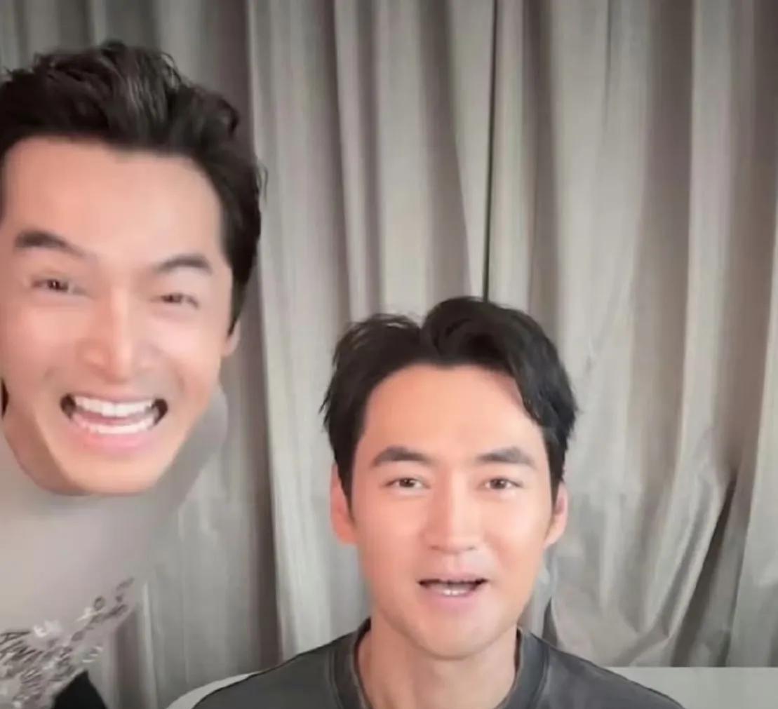 #胡歌出镜确认是真的袁弘#当镜头扫过胡歌那张带着标志性笑意的脸，屏幕前的观众瞬