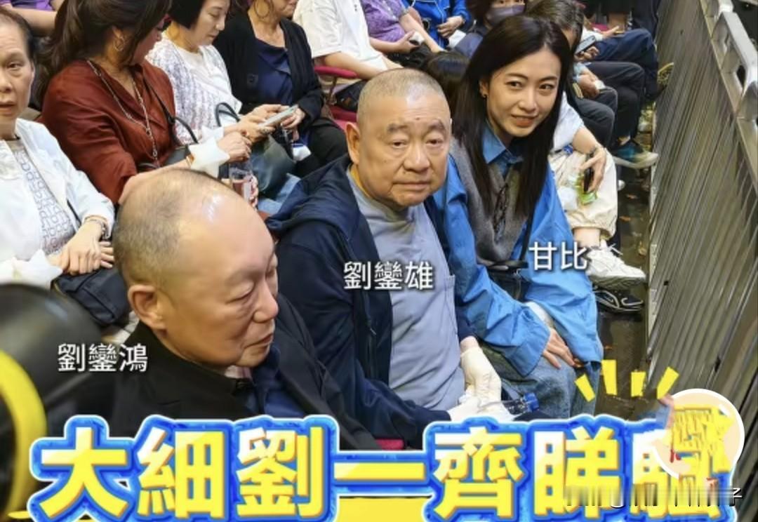 刘銮雄坐轮椅现身谭咏麟演唱会，甘比依旧年轻漂亮，女儿好可爱！谭咏麟演唱会来了重