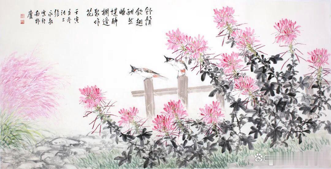 京津画派画名家张永敬作品欣赏～诗书画印鉴赏国画雅集艺术分享花鸟画国画国画热中国画