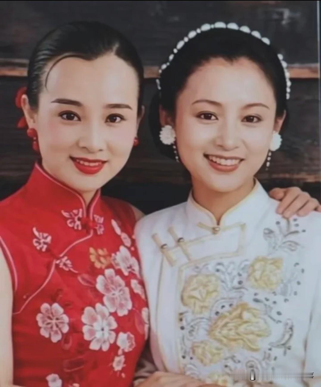 同为90年代内地大美人，赵明明和陈红却是两种完全不一样的美感。陈红是很出彩