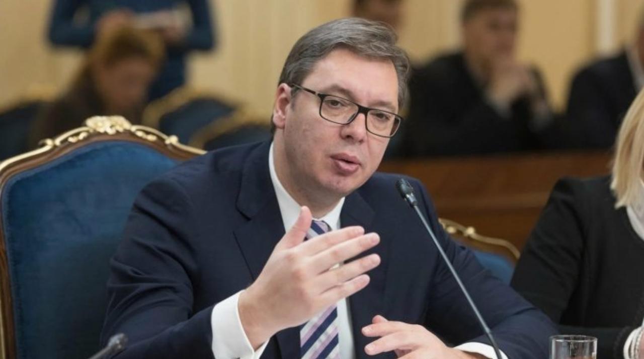 快讯！快讯！。塞尔维亚总统武契奇宣布将继续出口弹药。布鲁塞尔会场，他