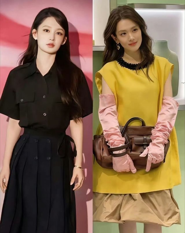 真替陈昊宇感到尴尬。明明和李沁美得不相上下，却靠穿搭输得彻底。你们看她穿的，上半