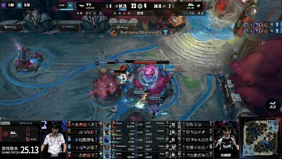 恭喜T1扳回一城~t1对战al2025msi2025季中冠军赛​​​