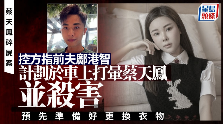 香港蔡天凤碎尸案庭审爆出细节！凶手提前采购肢解工具，备好换洗衣物，全程精心策划。蔡天凤与前夫邝港智早