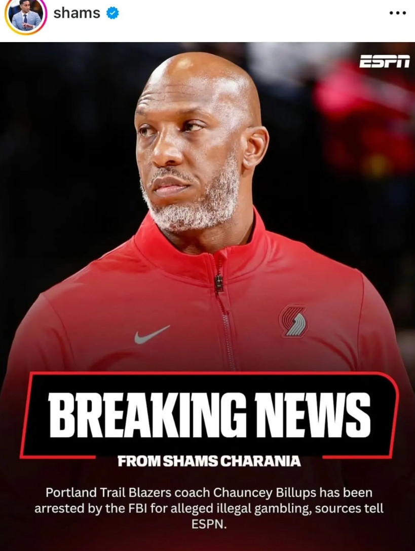 炸裂！比卢普斯涉赌被逮捕，杨翰森：我才打5分钟呢，教练没了？shams的消息不