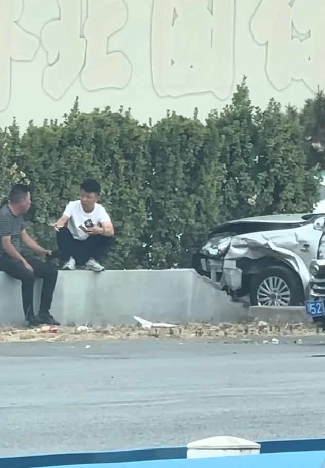 这两个才是明白人，反正有保险，吵吵有用？就是修车有点耽误事