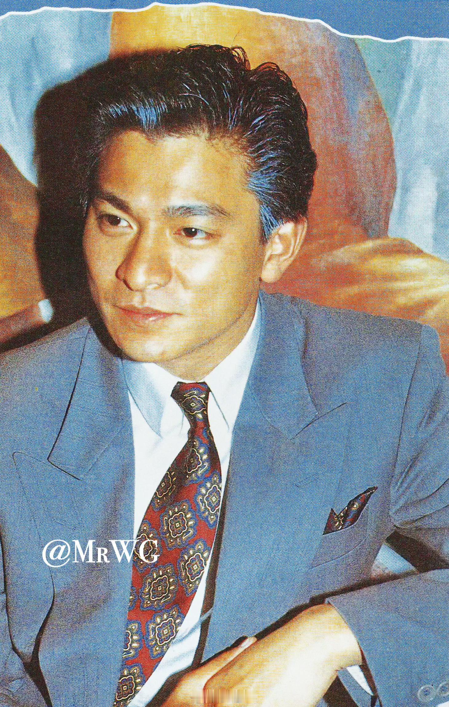 刘德华独家扫描西装俊男天花板[墨镜]，新哥爹咪——1991年