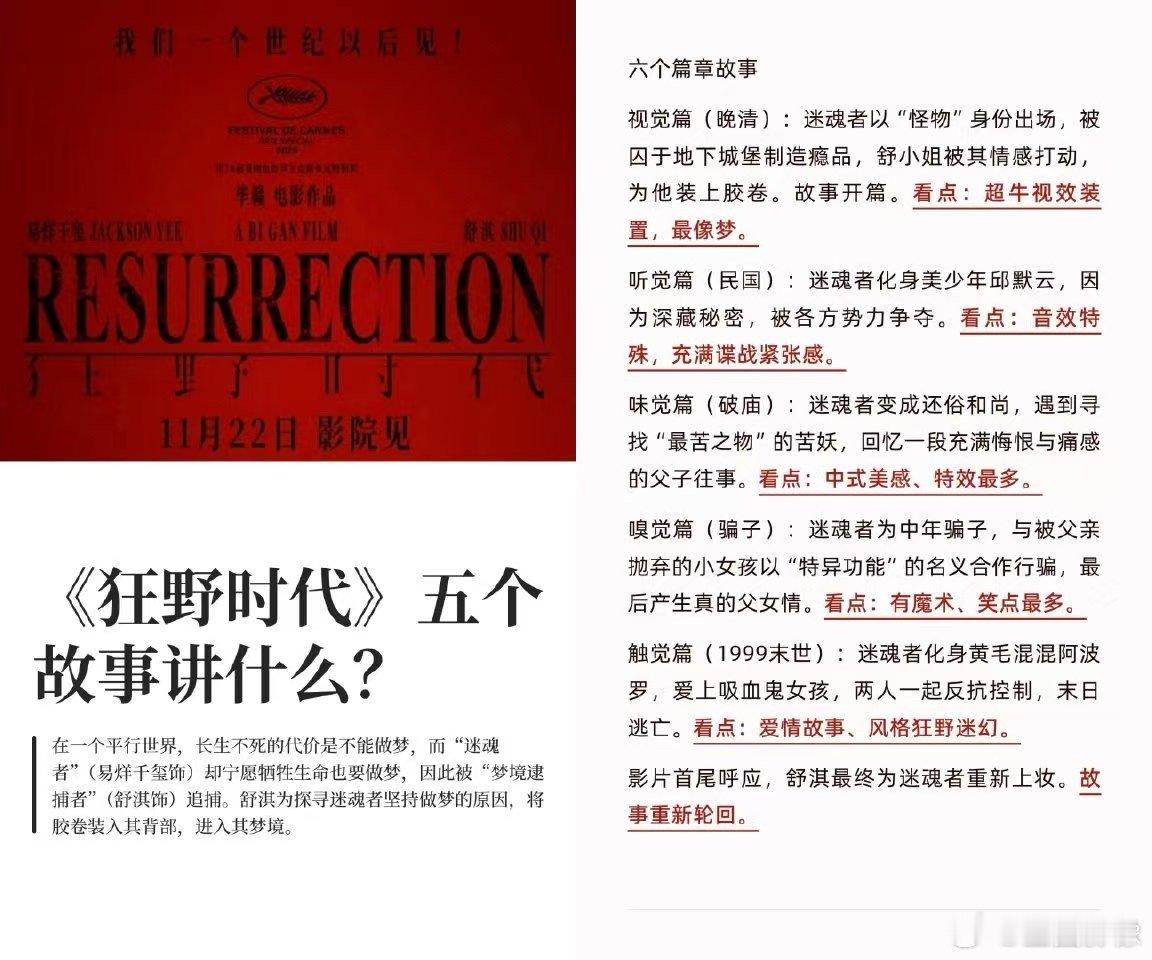 我被这个狂野时代吸引到了，一部片顶五部片！味觉嗅觉视觉听觉触觉，很久没有那么仔细