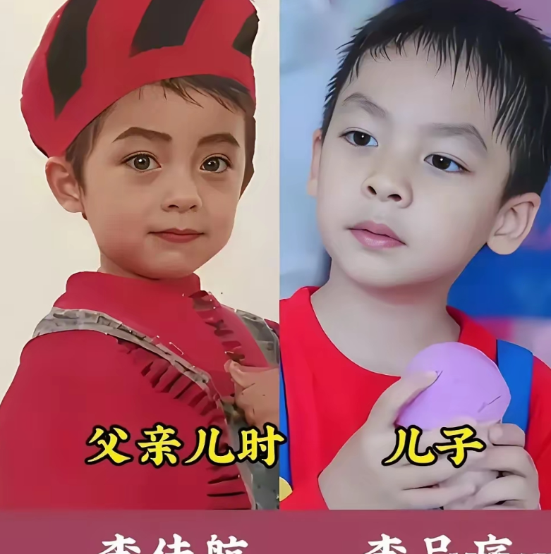 李佳航，怎么小时候看起来就这么搞笑？难怪可以演张伟这样高难度的角色，和儿子，你别