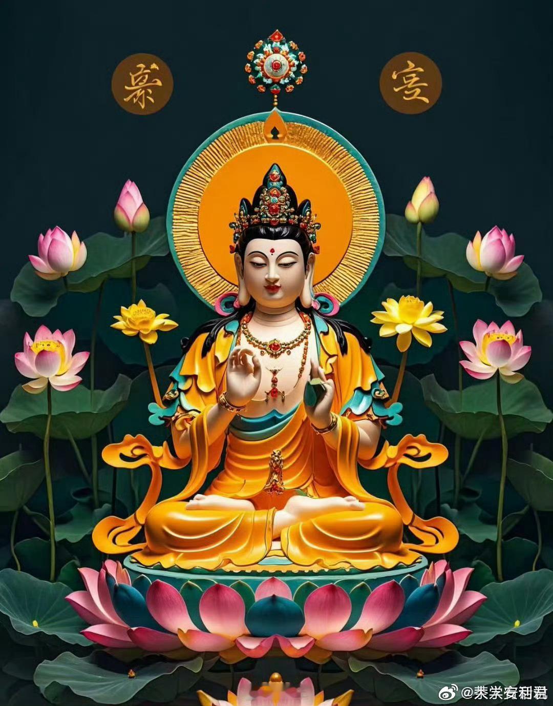 遇见文殊菩萨，一定要许愿点赞，有求必应！​​​​