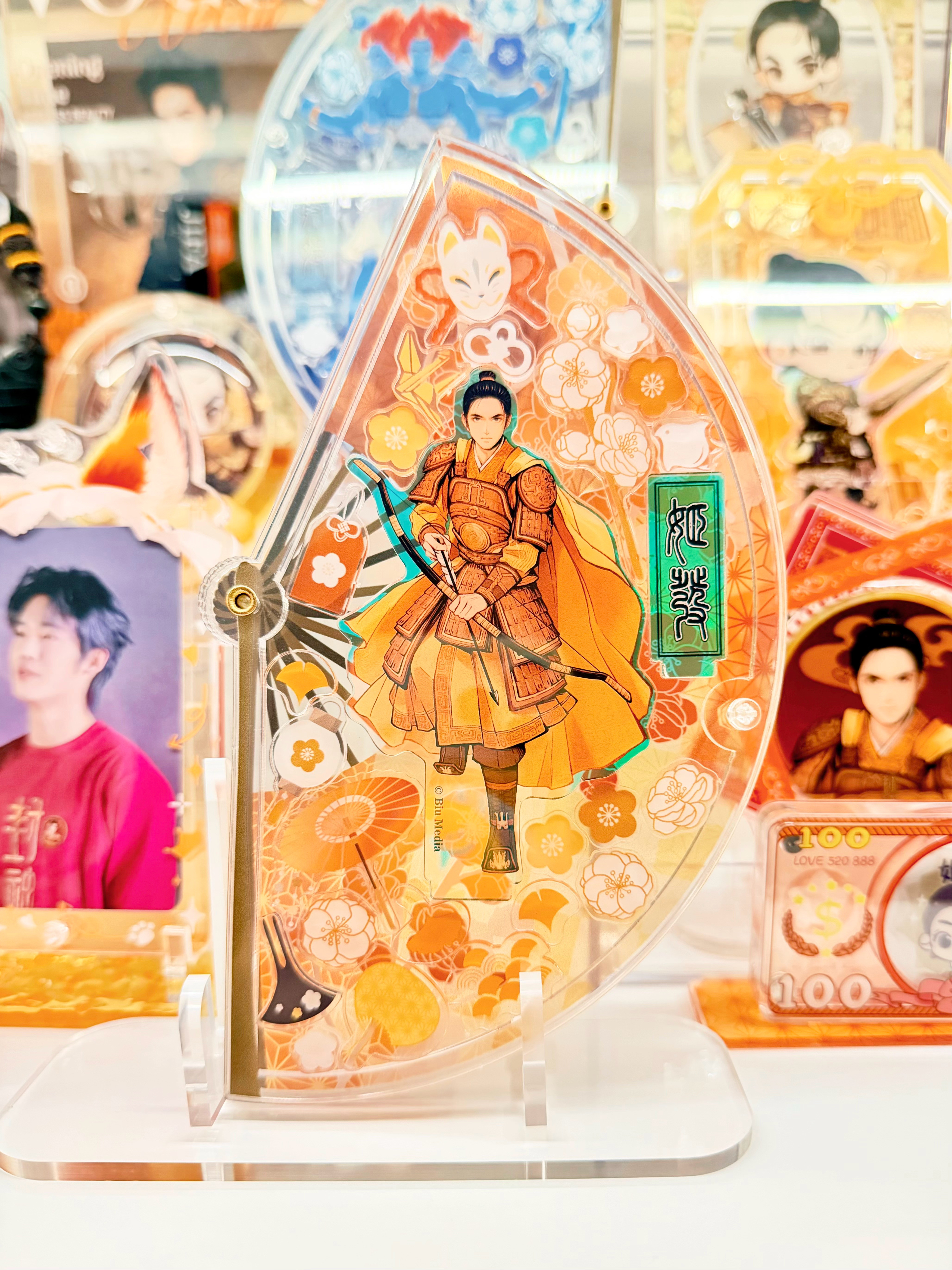 盲买谷美至爽时刻这个Fukuya扇子大框超绝适配超绝好看！甭管怎么样封神的谷子选