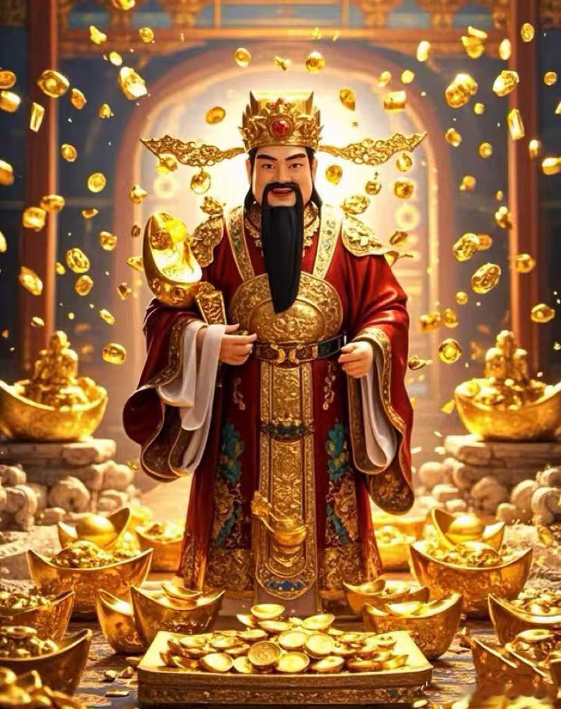 财神到，百业兴旺恭迎财神落座纳福，愿事业稳步走高，运势蒸蒸日上。凡事运筹有度，出