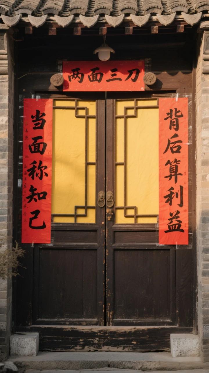 这副对联写得真够绝啊上联：背后算利益下联：当面称知己求横批：？？？？五天