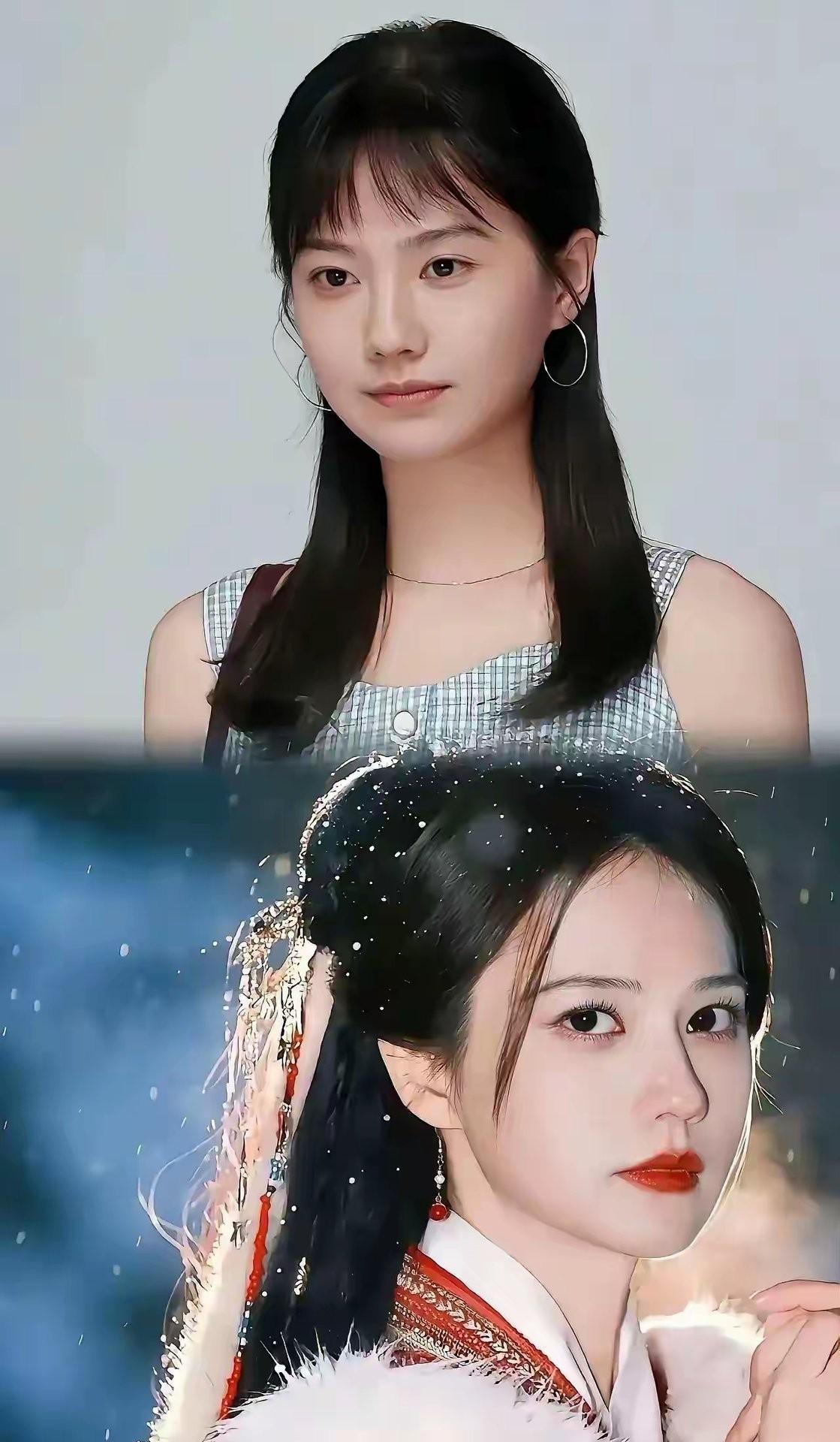 曾经的冷清秋，长在了多少人的审美上，现在瘦成排骨，卸了妆成最丑的，林允，陈