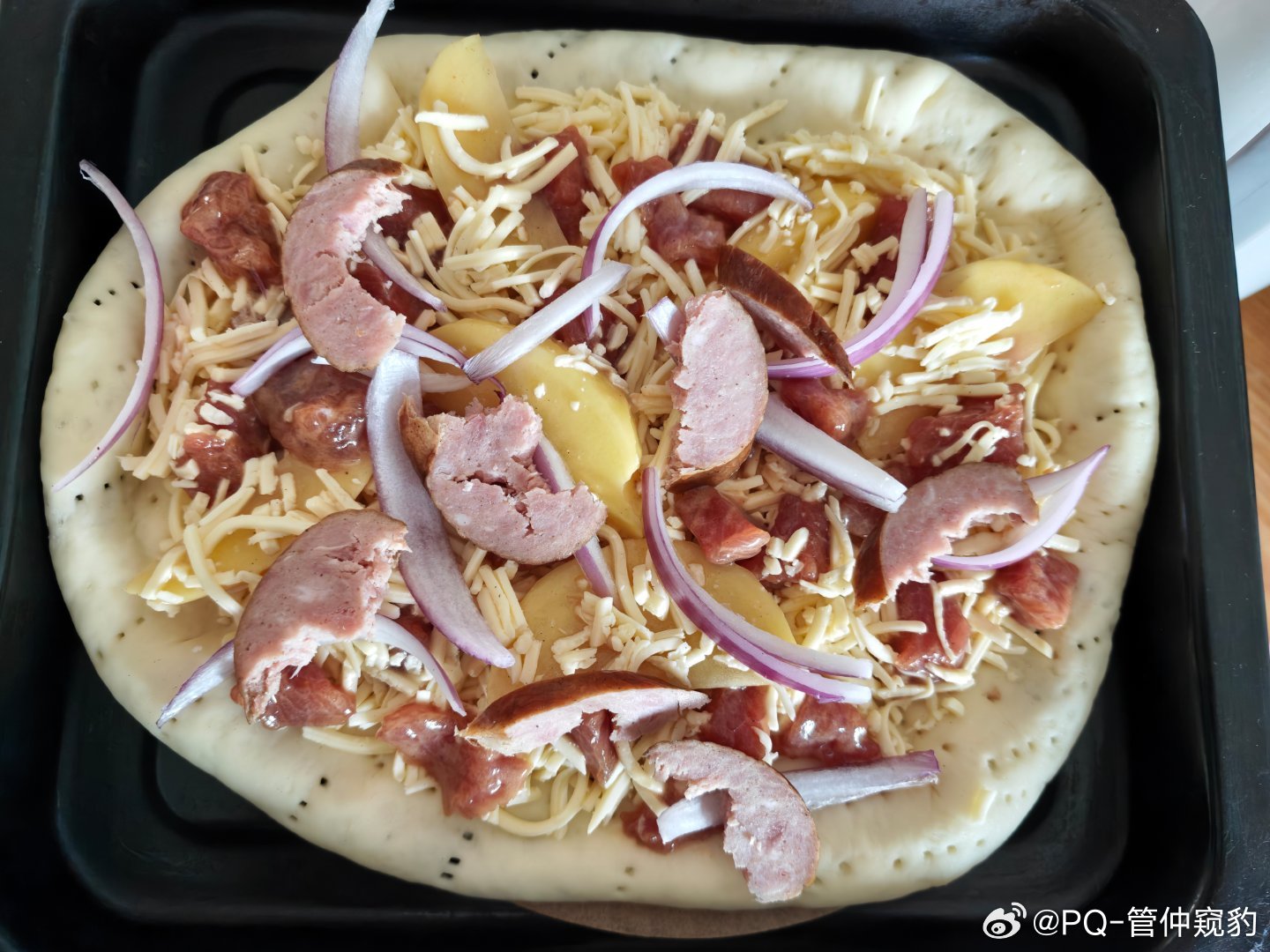 经历数十次失败的总结分享一个自制牛肉薯角披萨配方（喜欢吃披萨的有福了）【披萨饼配