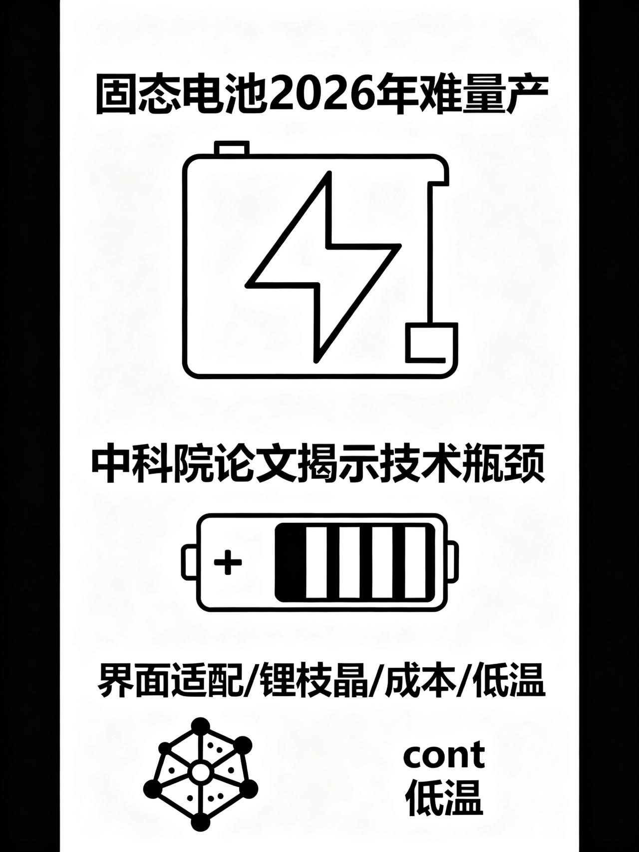 固态电池神话破灭！中科院重磅论文揭露真相，2026量产纯属炒作？被全网吹成下一