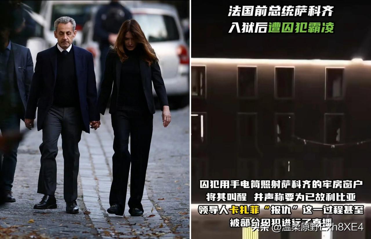 小人真是人人喊打。21日法国前总统萨科齐入狱服刑，当晚就遭到囚犯霸凌。多名囚犯用