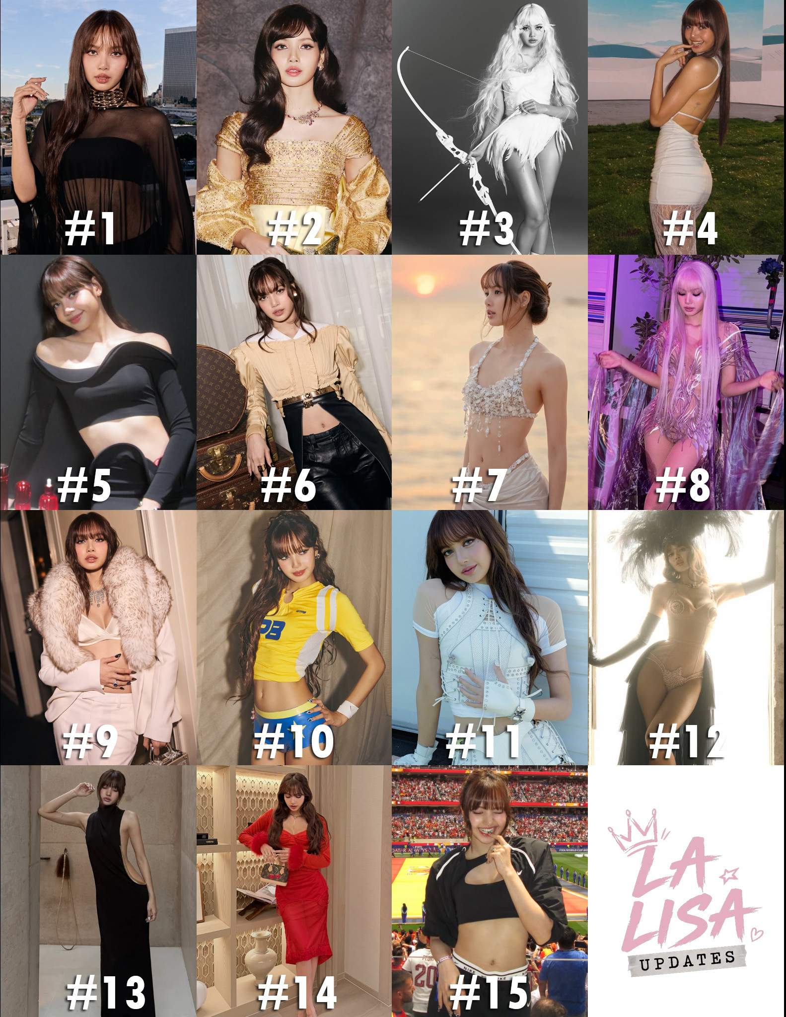 15套造型选择一套，你会选择哪一套？lisa