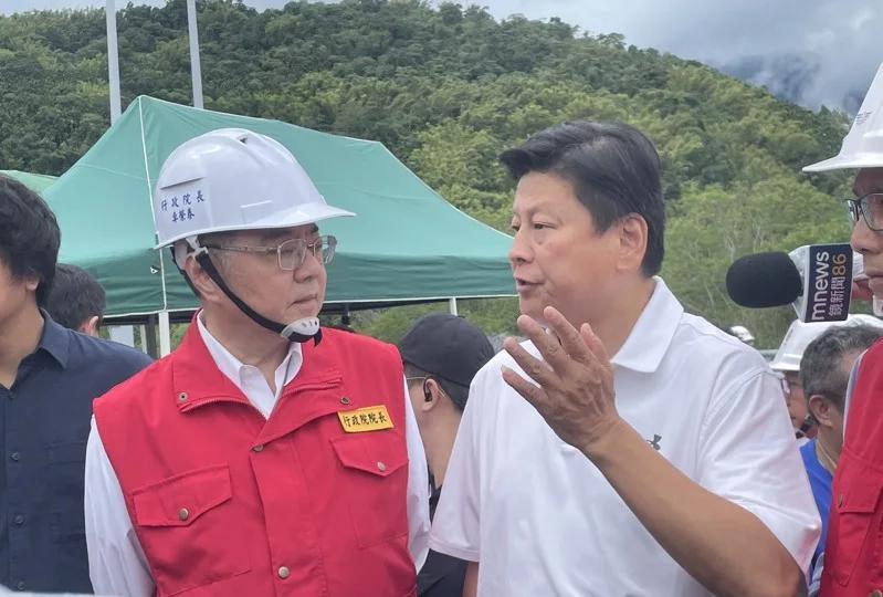 傅崐萁批没人性，“请赖清德停止网军攻击”花莲县马太鞍溪堰塞湖溢流洪水冲进光复乡