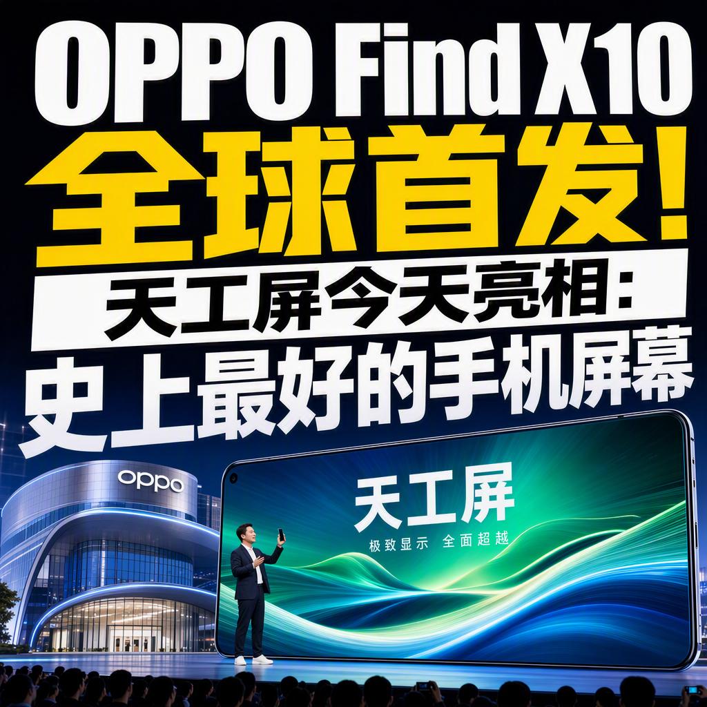 天工屏2.0今天在厦门正式亮相，OPPOFindX10全球首发，很多人第一反