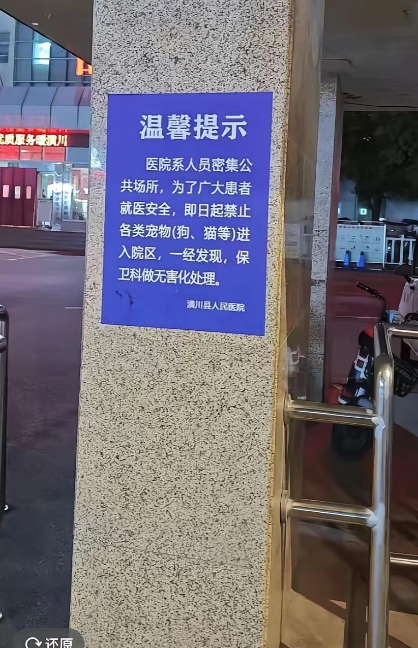 这才是人民医院和人的医院应该做的事情，应该有的样子！除狗医院、狗饭馆、狗超市及狗