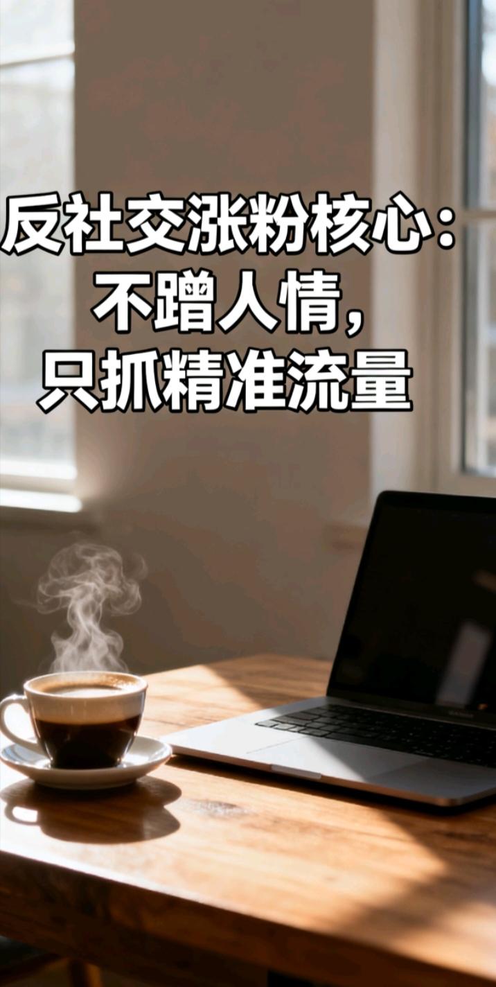 巜反社交涨粉核心：不蹭人情，只抓精准流量》起号时我曾疯狂转发笔记到家庭群求赞，
