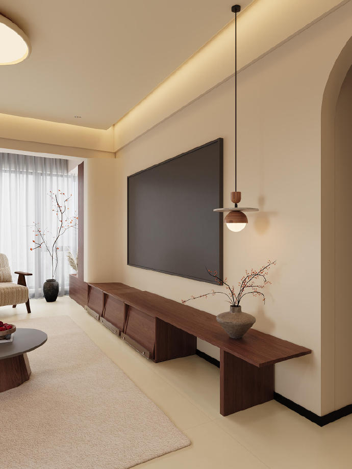 硬装走奶油极简路线，10w就完美落地！