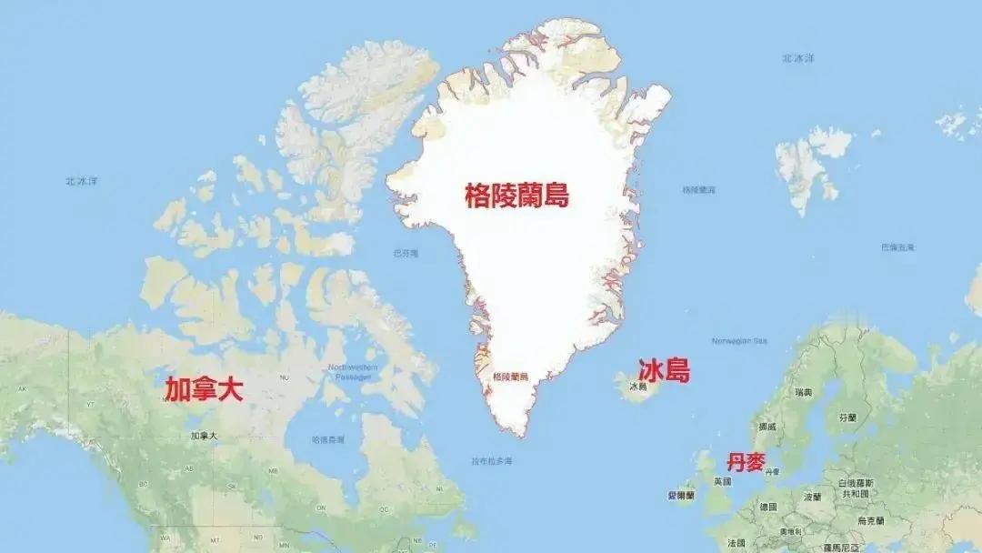 展开地图，看到格陵兰岛的位置没有？如果美国把格陵兰岛拿下，那就意味着需要不需要北