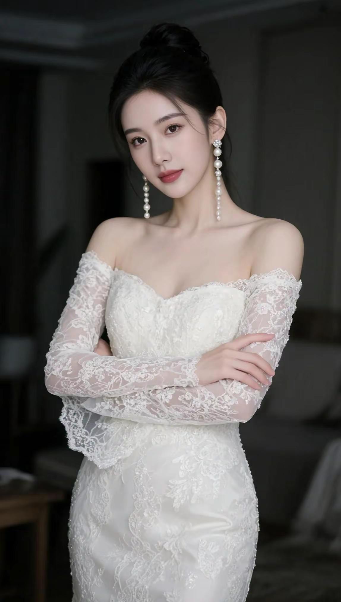 蕾丝优雅照ai创作