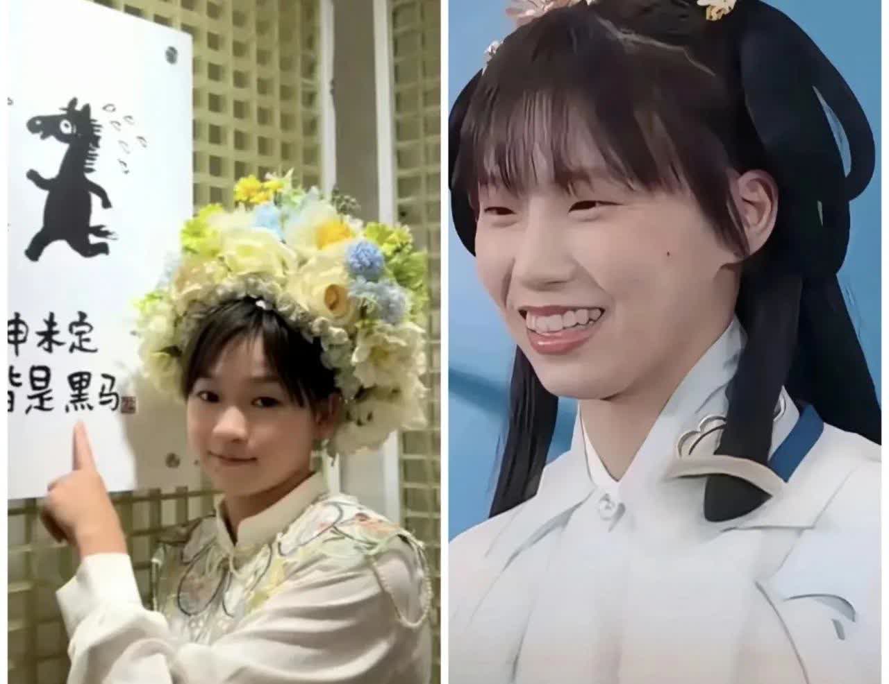 全红婵古装，和陈芋汐古装，天壤之别。一个是活泼好动，另一个是成熟之美。