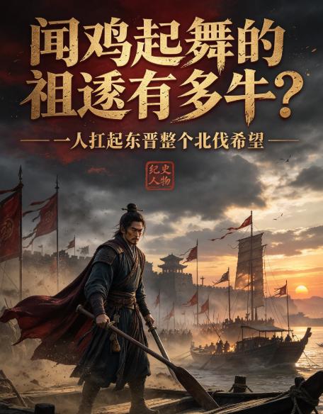 提到祖逖，所有人第一反应都是：闻鸡起舞。课本把他写成一个刻苦练武、勤奋自律的悲