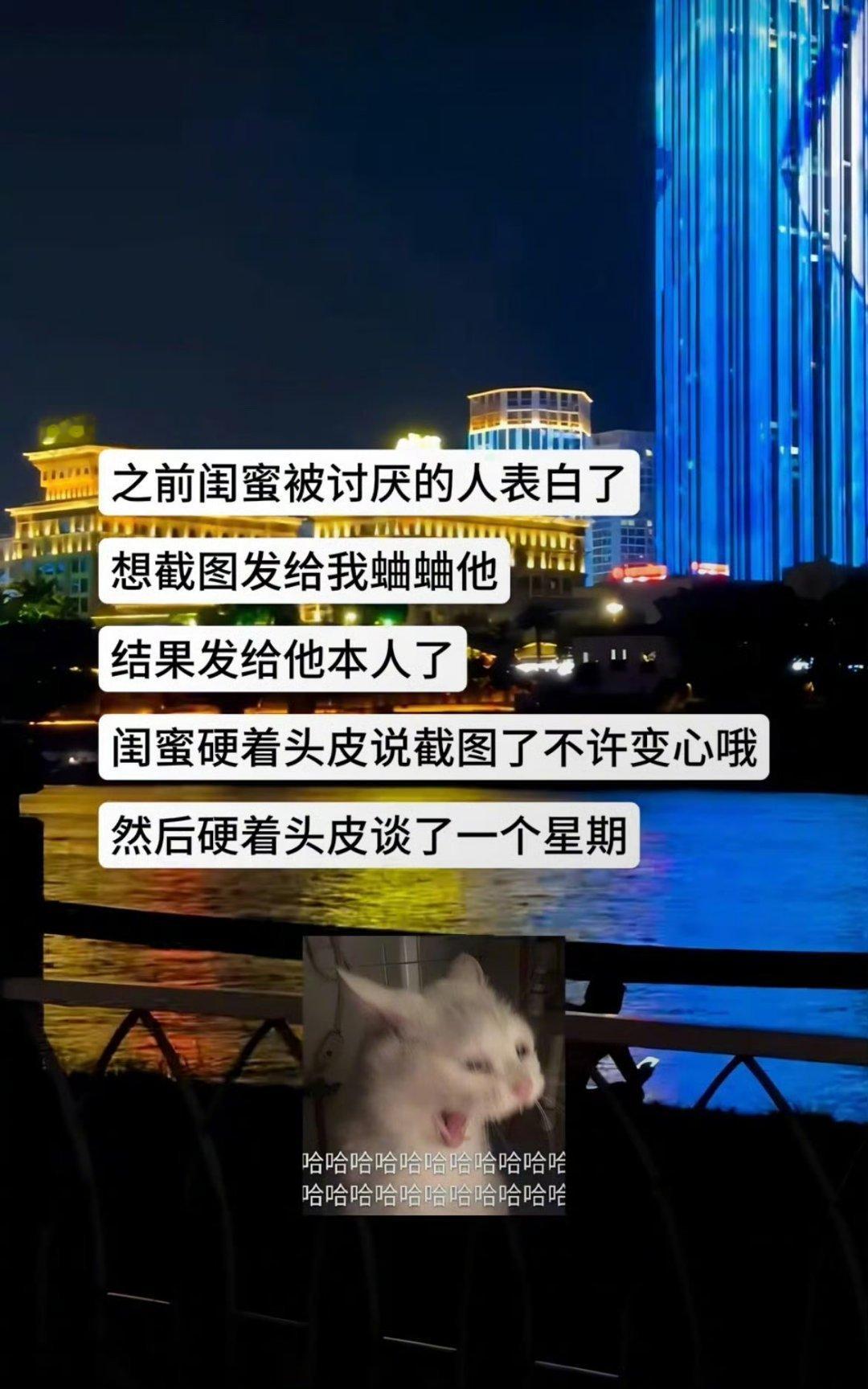 被讨厌的人表白硬着头皮谈了一星期～