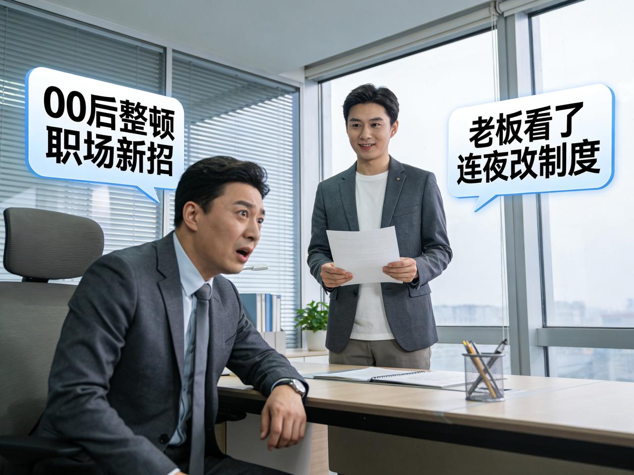 00后整顿职场新招：老板看了连夜改制度最近00后卡车司机小跃跃的操作，让全