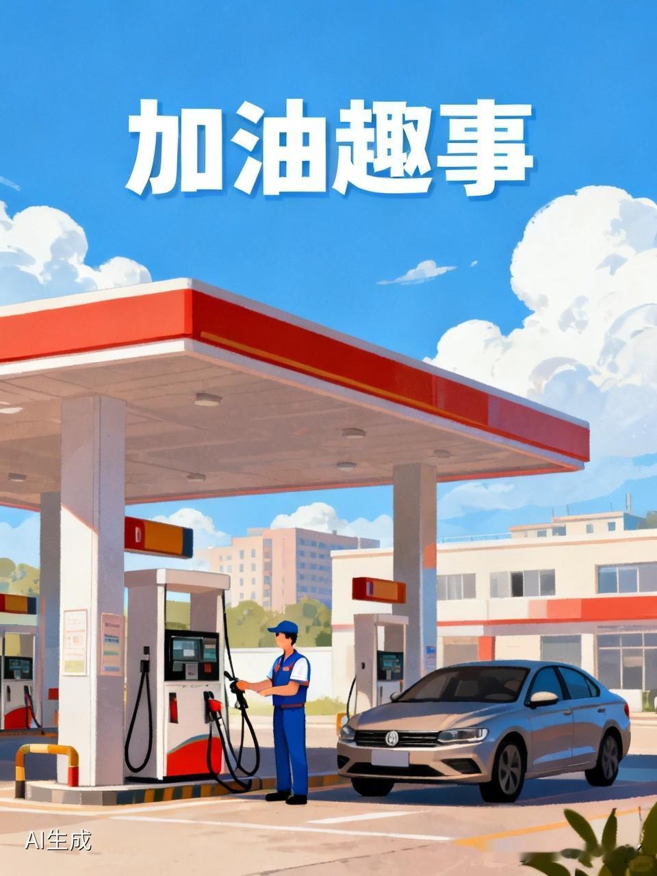 今天，有个小伙子到加油站加油。加油站的大姐询问他加多少油。小伙子有些不好意思，
