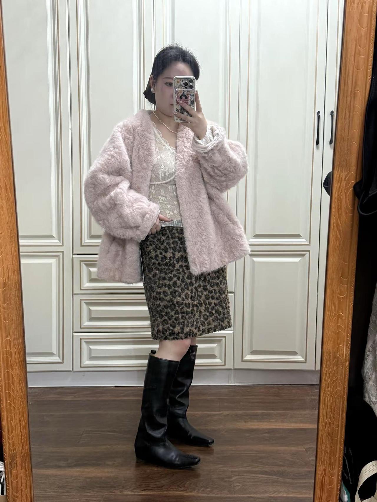 当我156微胖型今年一定要穿的像个！新年穿搭长靴穿搭小个子穿搭韩系穿