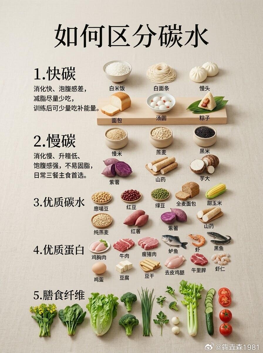 如何区分碳水？​​​
