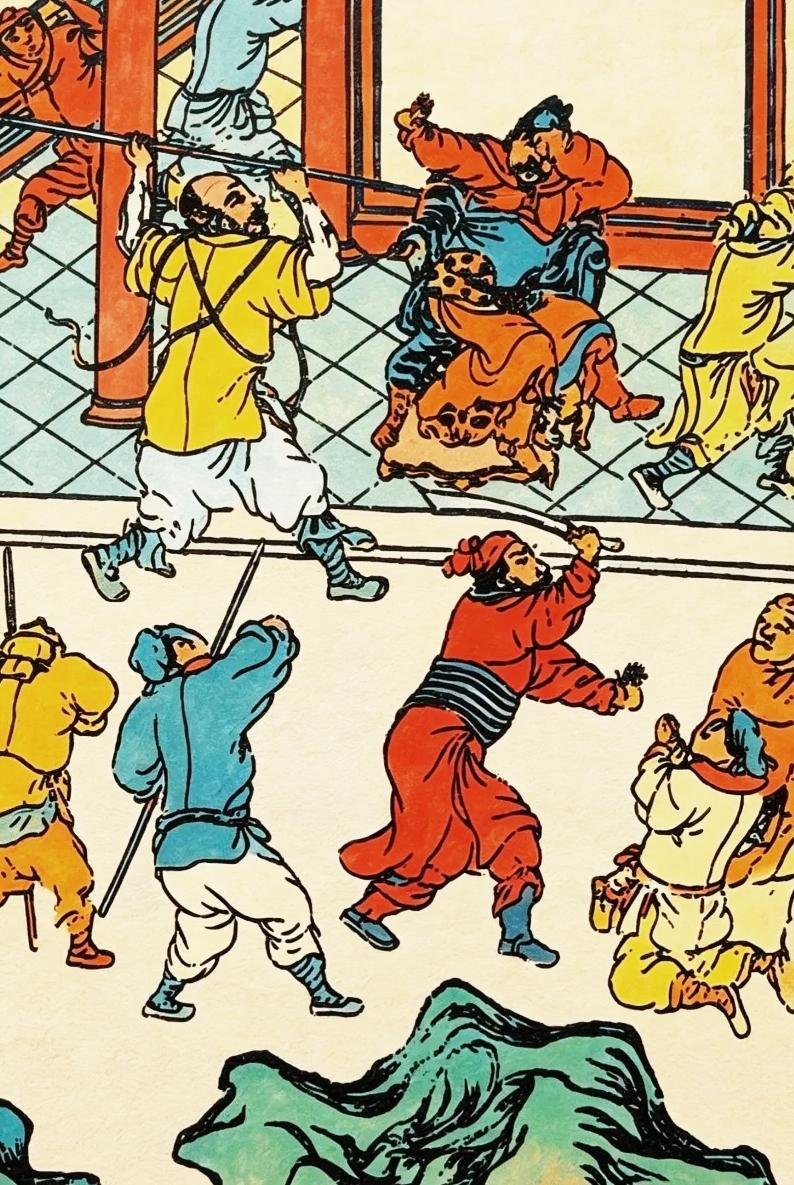 不懂就问，这是四大名著里的什么名场面?[作揖][比心]